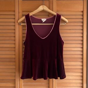 Velvet Tank Top